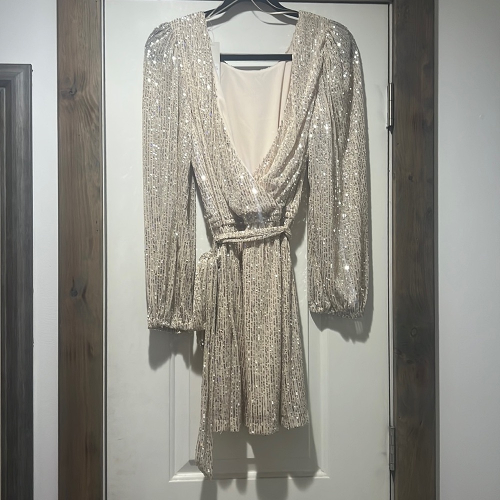 Francesca’s sequin dress
